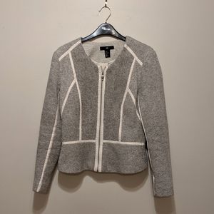 H&M Grey & White Jacket